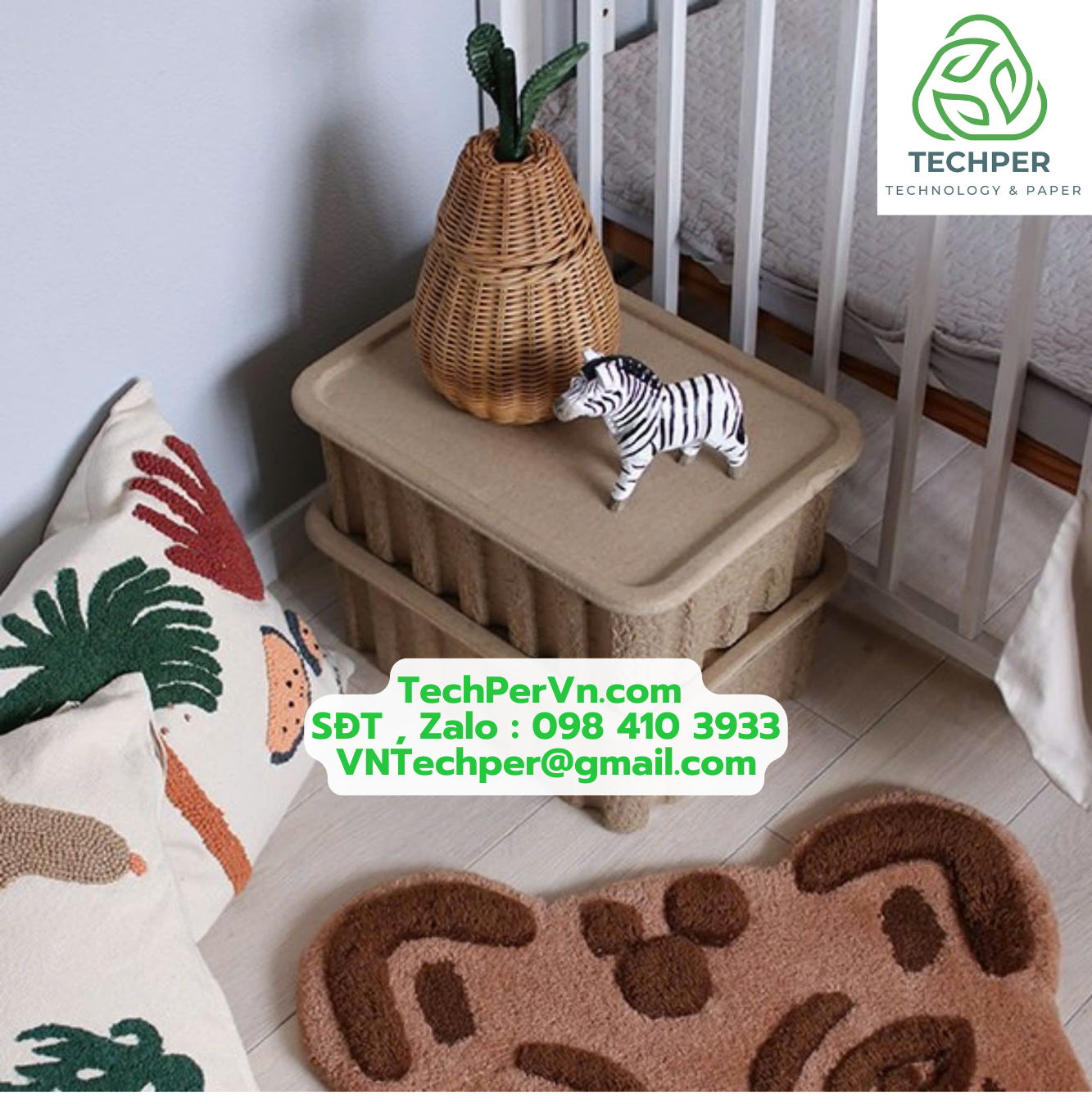 Khay Giấy Định Hình Chống Sốc Đựng Linh Kiện Điện Tử
